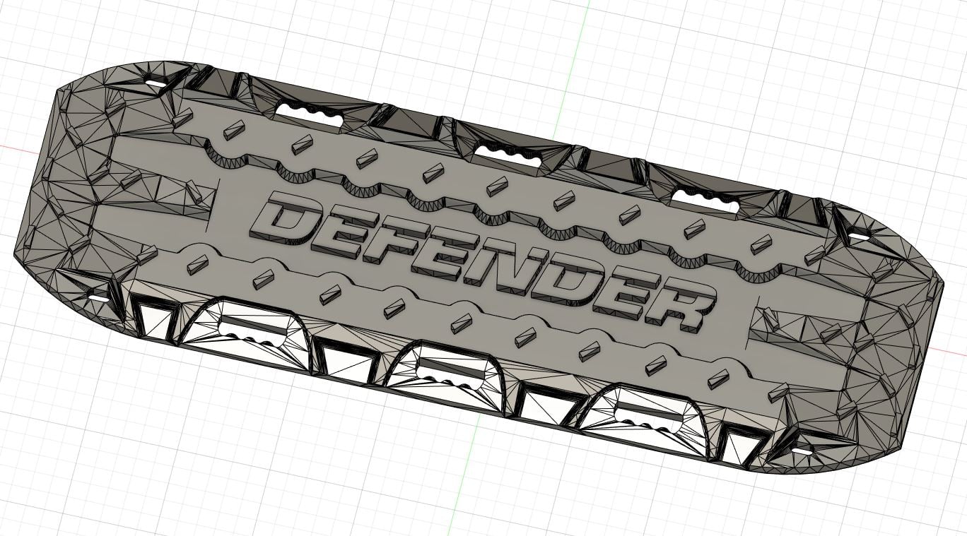 1/10 Sand Ladder Defender - Sand Blech - Scale Crawler