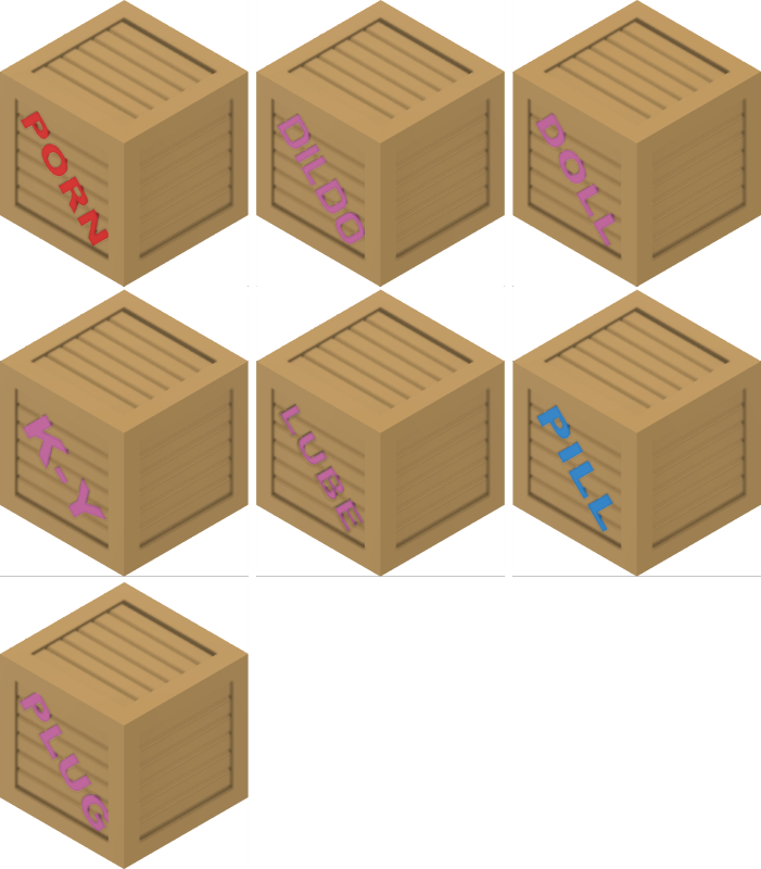 Wooden Crates set 3 (NSFW)
