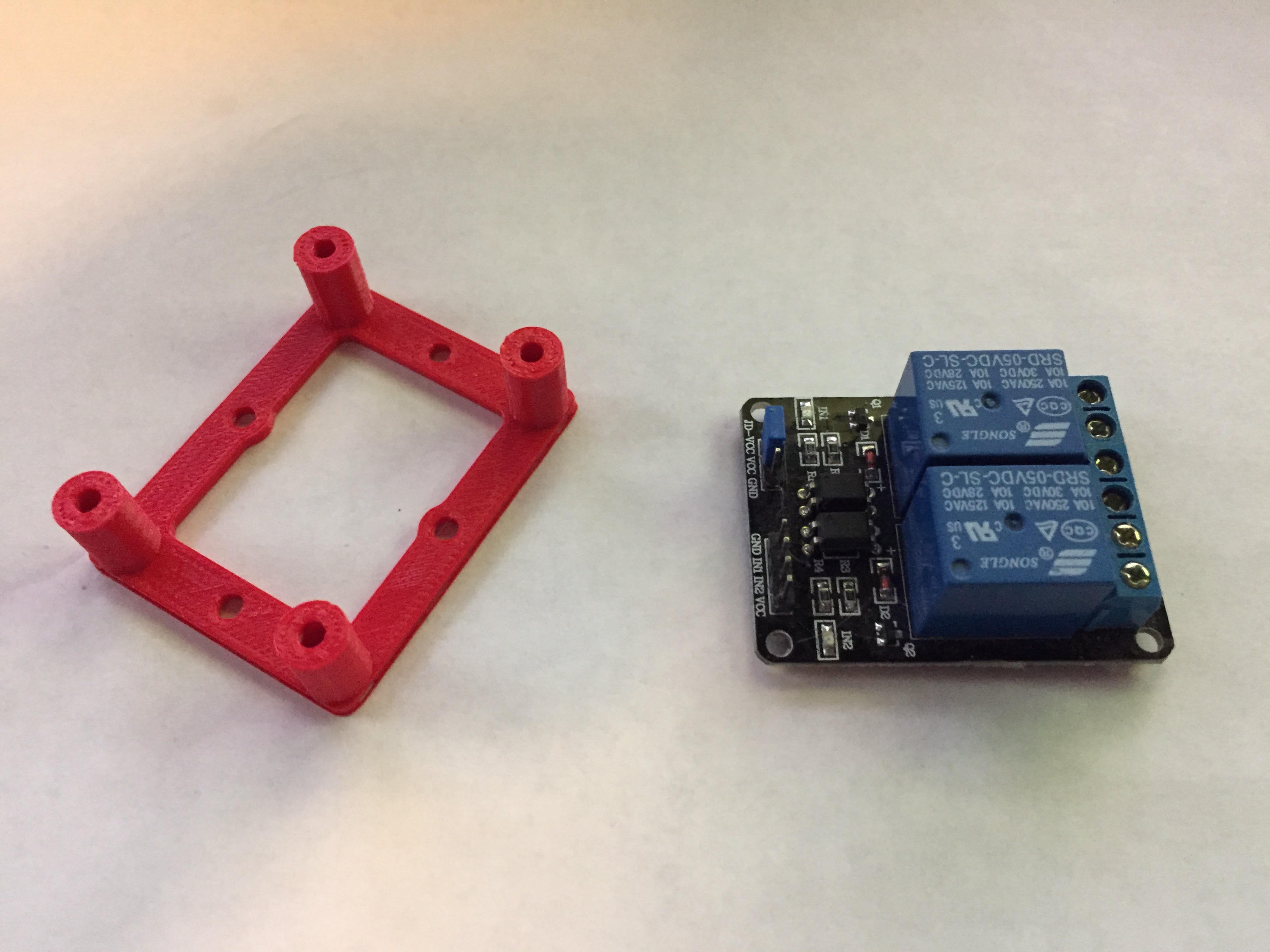 Dual relay mounting standoff