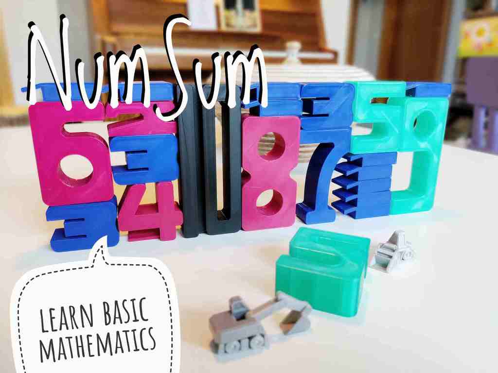NumSum - stack numbers to learn mathematics
