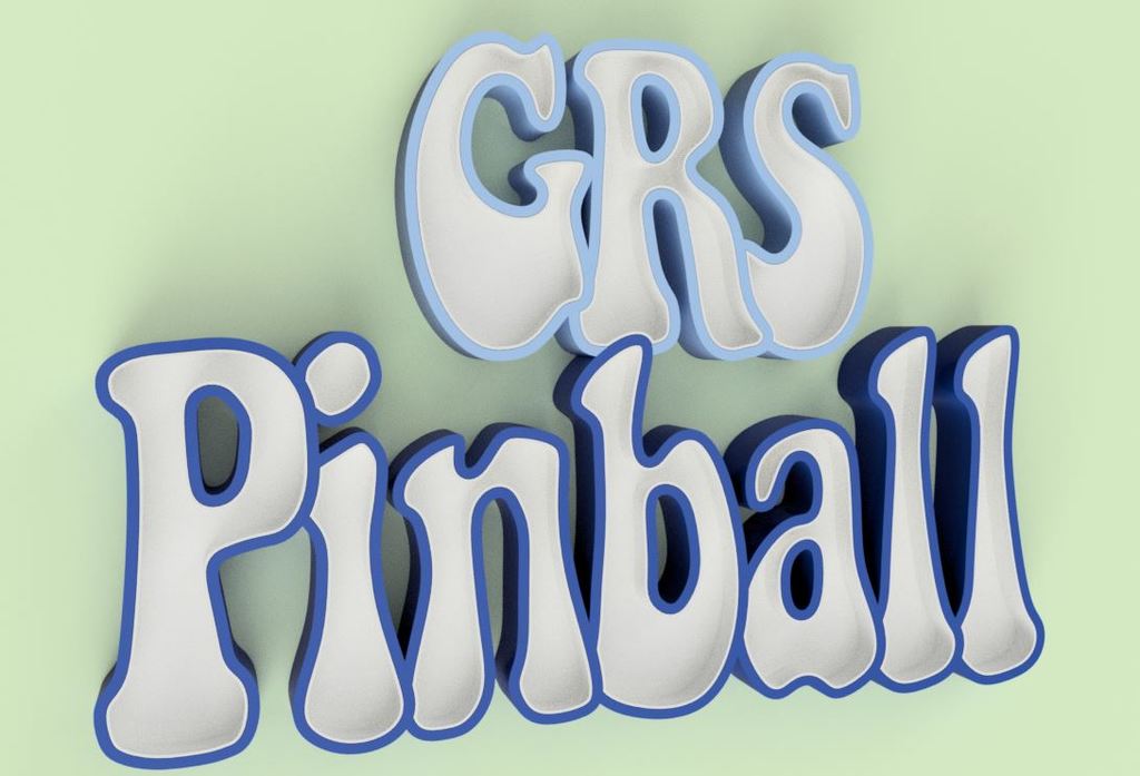 GRS Pinball LED Leuchtschrift