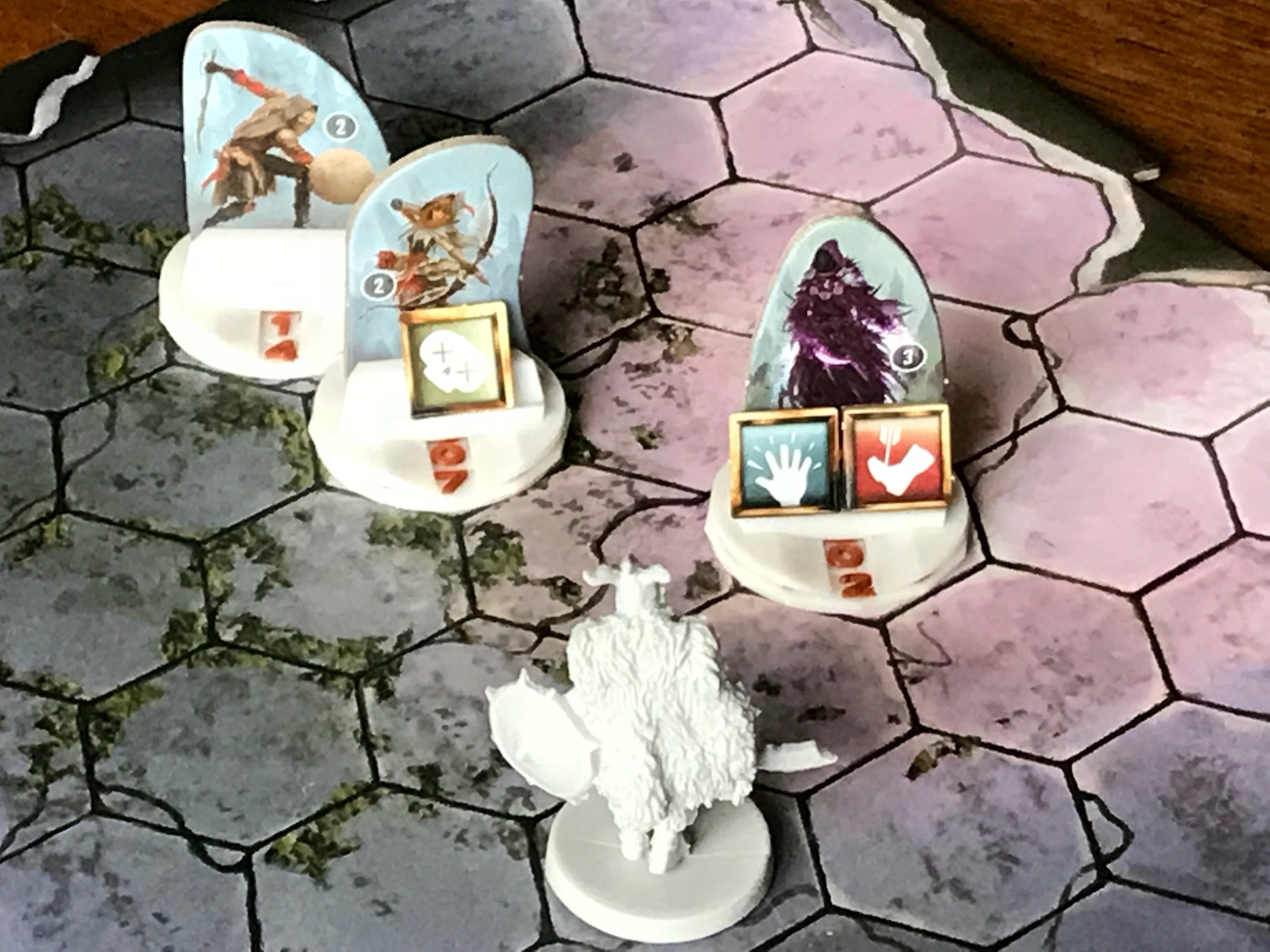 Modified & Scaled Gloomhaven Standee Life Counters (Jaws of the Lion Compatible)