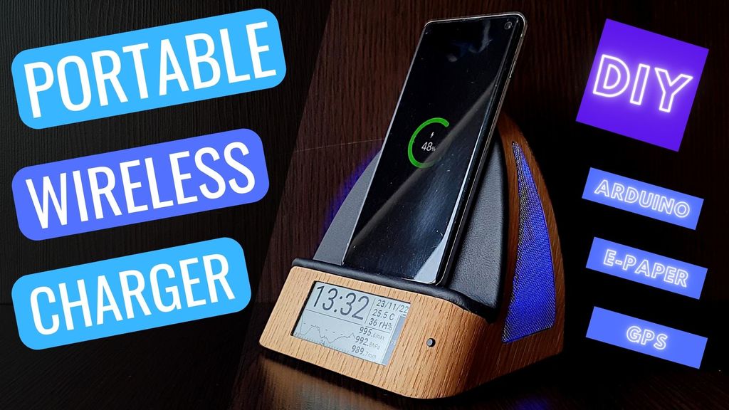 Portable wireless charger