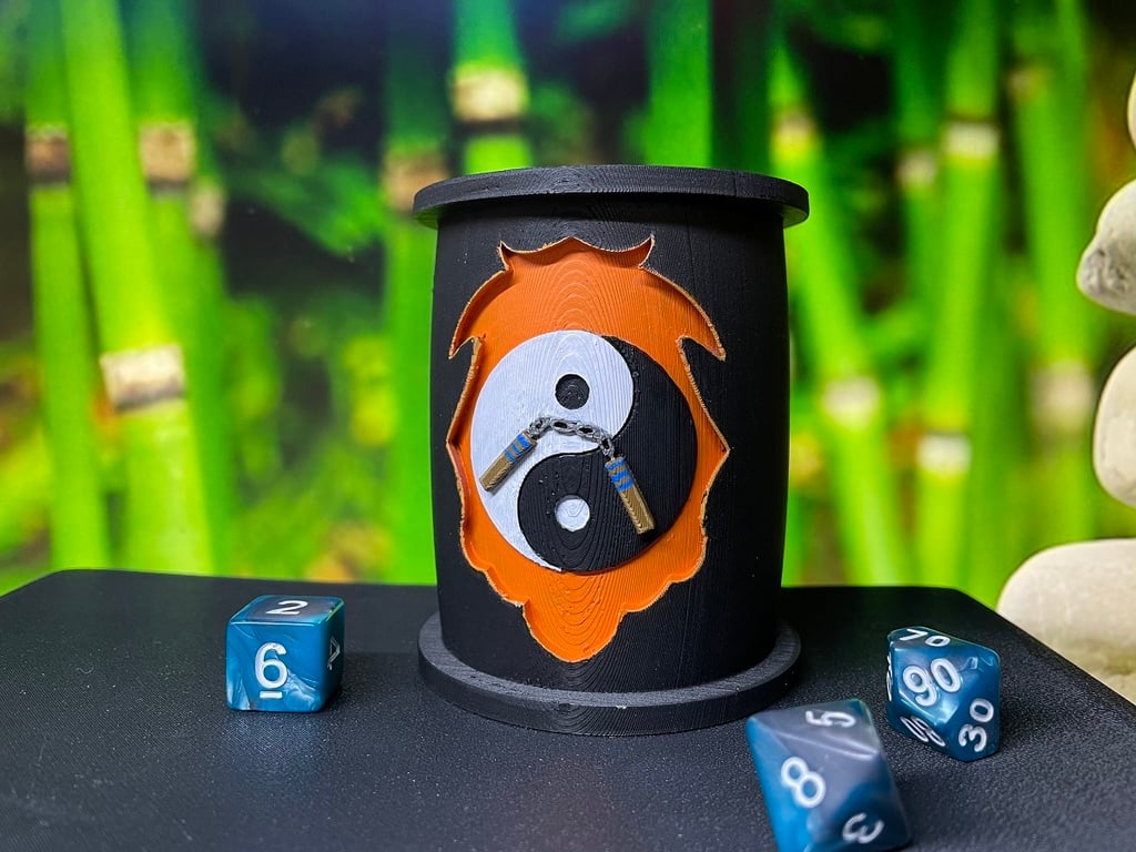 DnD Monk Dice Cup