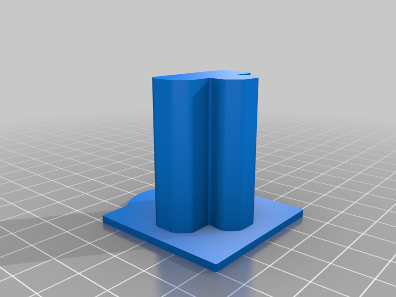 Ender 3 V2 rail cover template for supporting modification