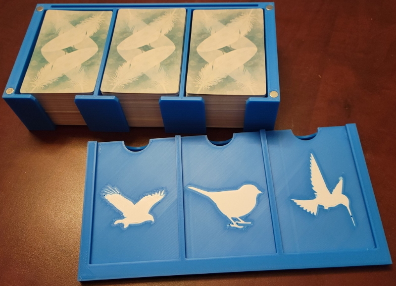 Wingspan Card Box with magnetic lid