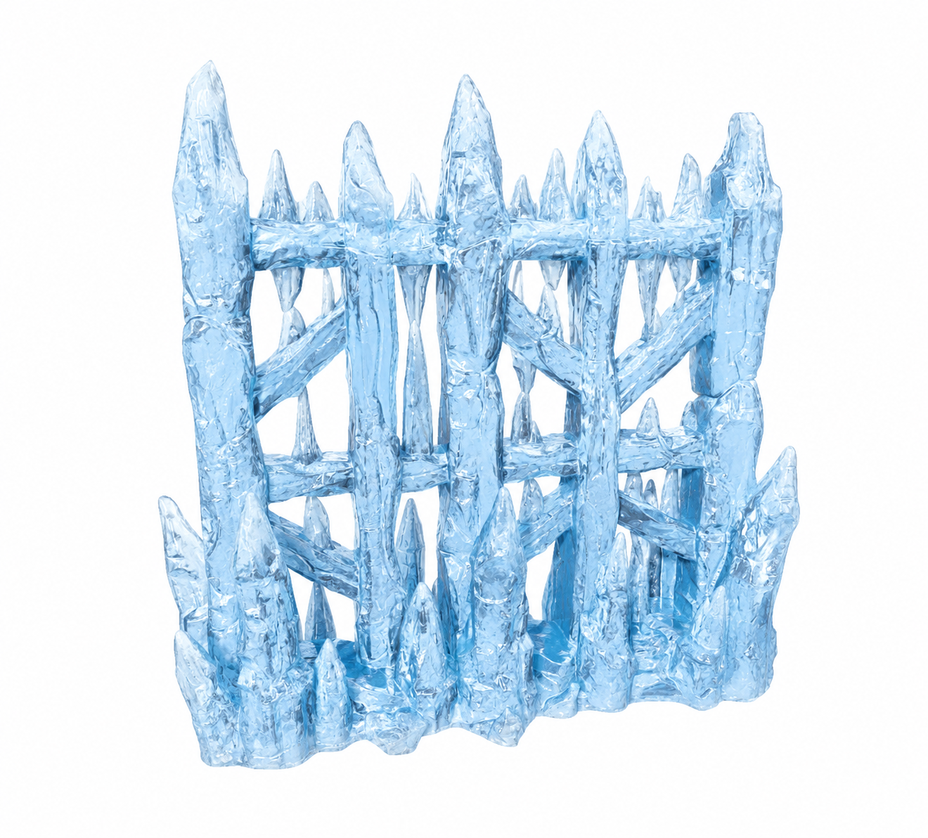 Frozen Ice Lattice Terrain – 32mm Fantasy Miniature for DND & Tabletop RPGs