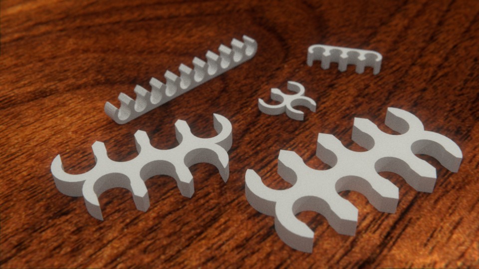 Customizable Cable Comb