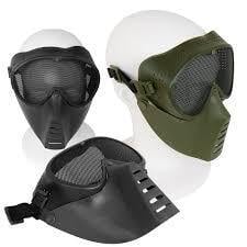 Airsoft Mask kit for removing the lower protector.