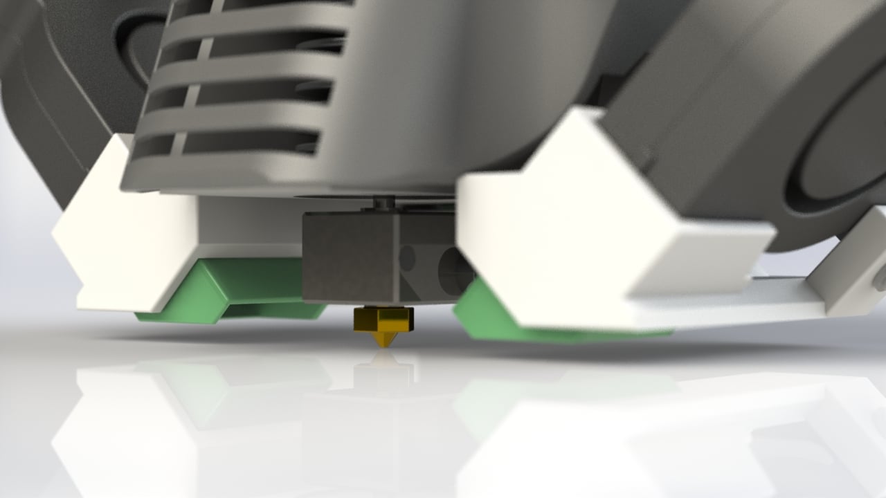 Filament fan duct (Re-D-Bot, for E3D V6 and Volcano)