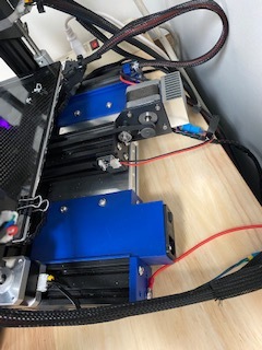 Ender 3 pro psu relocation for double z axes
