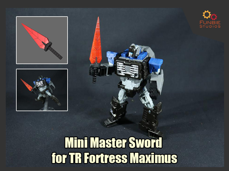 Mini Master Sword for Transformers Titans Return Fortress Maximus