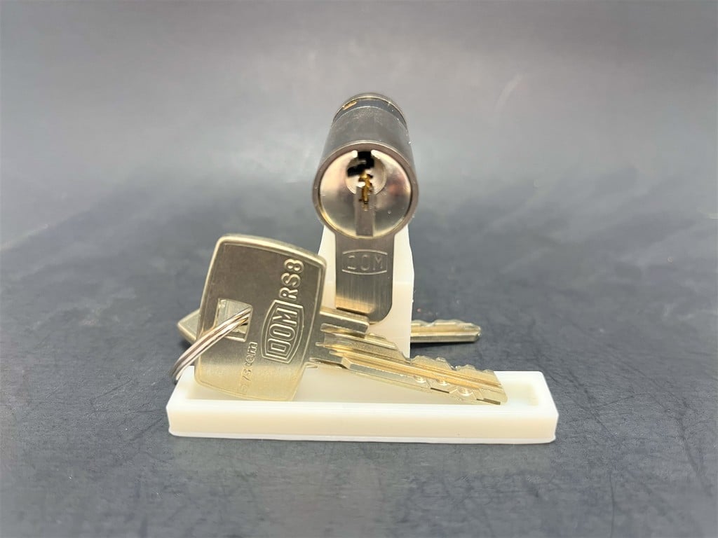 Euro Cylinder Full Size Pin Tumbler Lock Display Stands