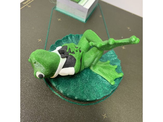Mr J Pond: Froggy On A Lilypad