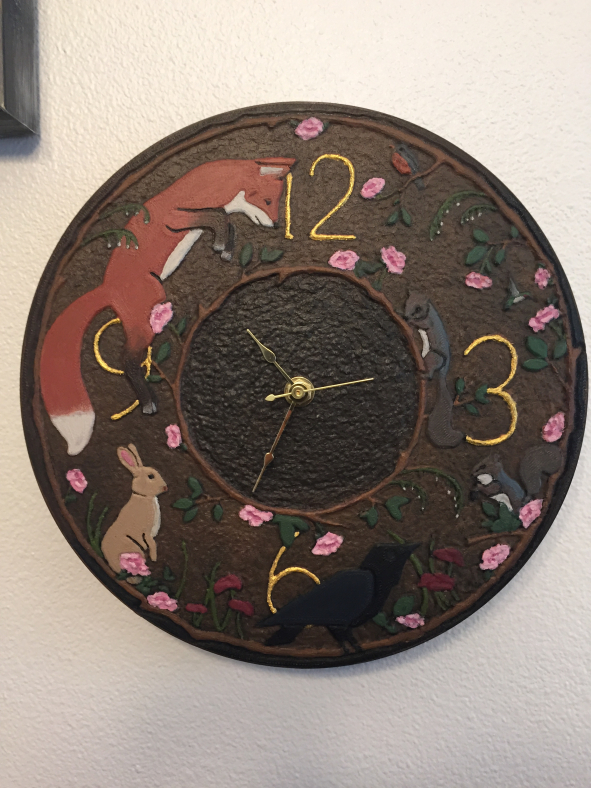 Forest Animal Clock - 10 Inch