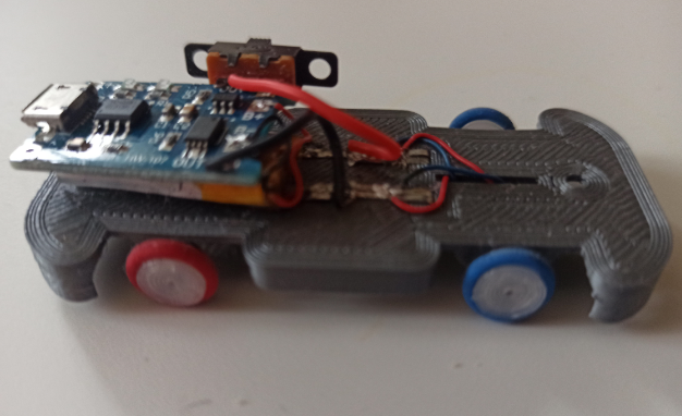 Hotwheels car with motors