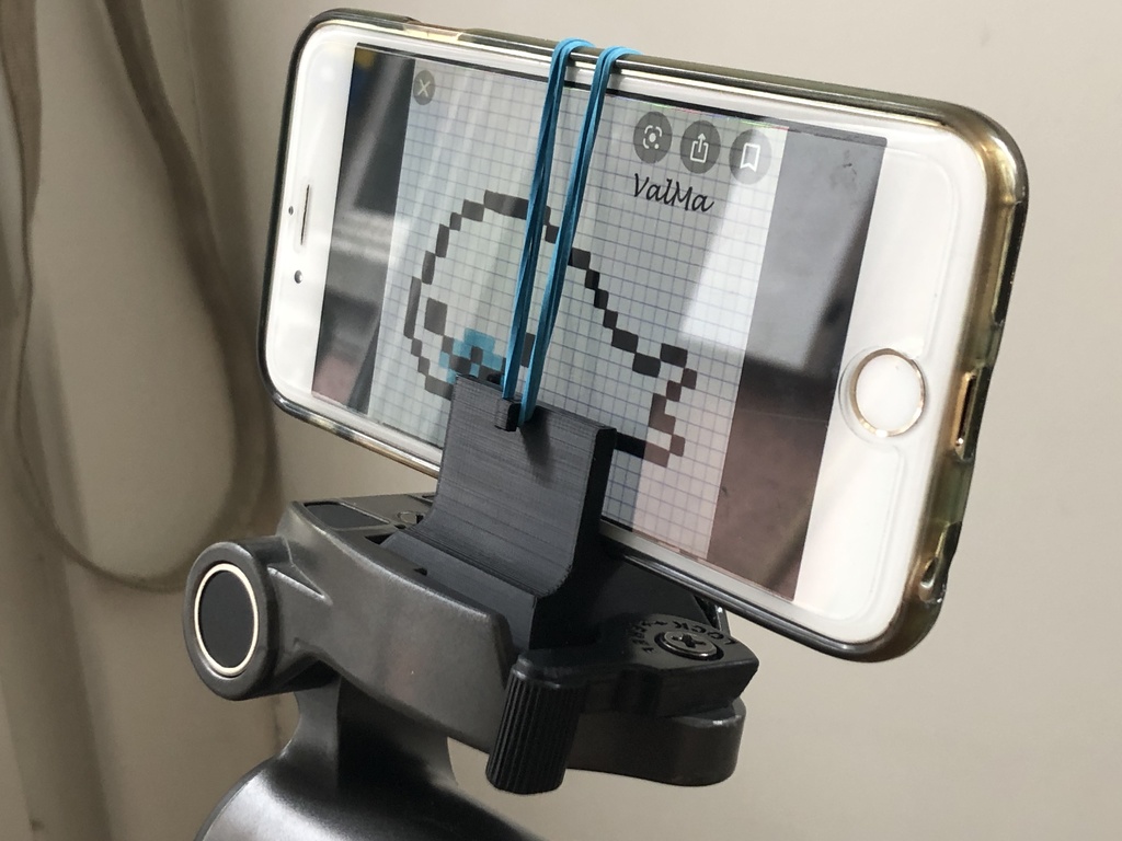 Cell Phone Holder with Hama Tripod Quick Release Plate