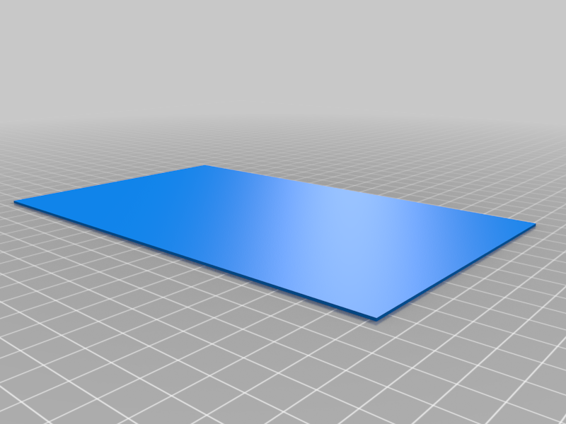 Large Flat Rectangle for Dry Print Test