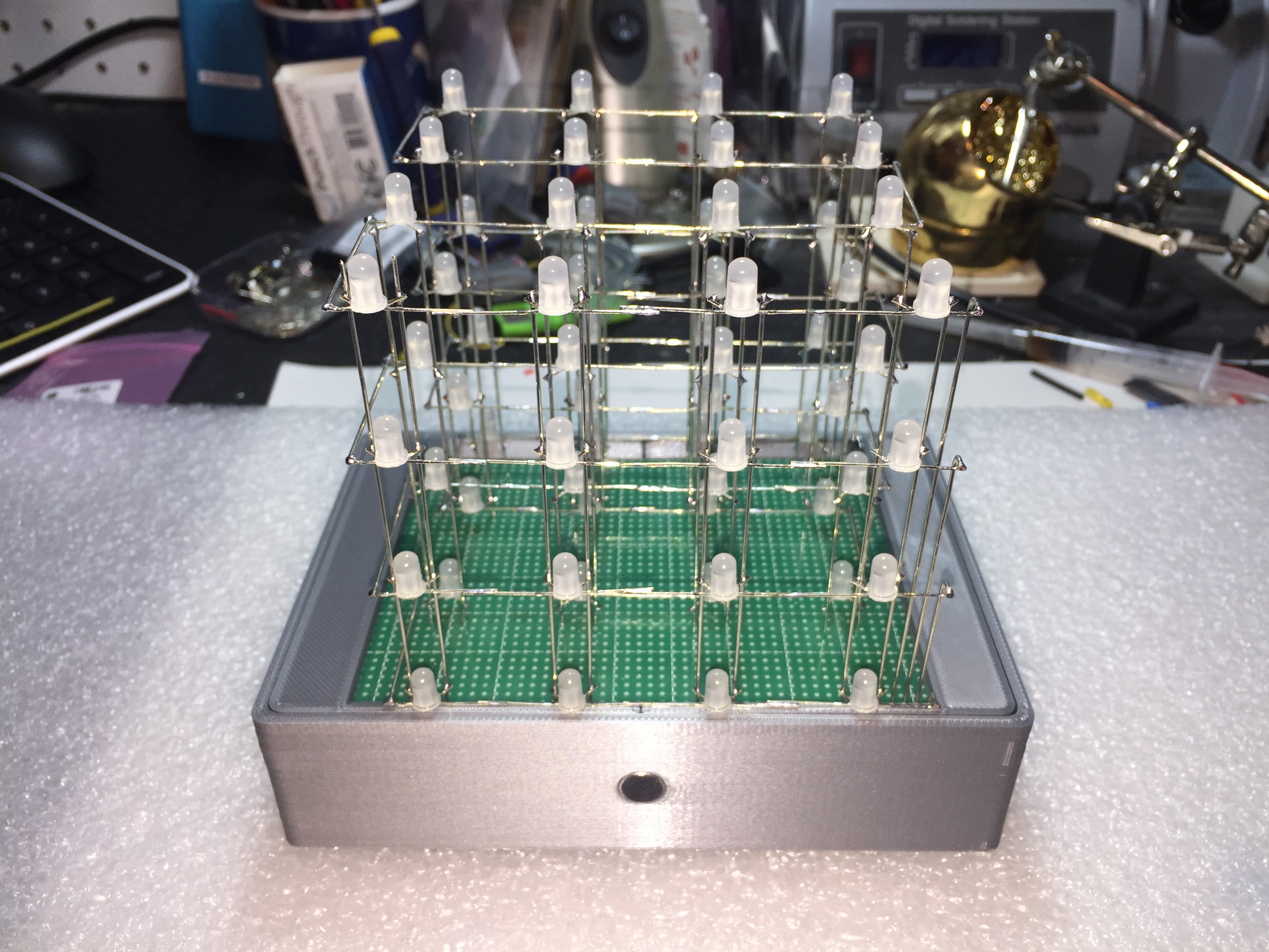 4x4x4 PL9823 LED Cube Base