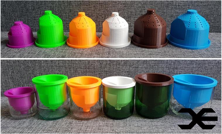 Ludicrously parametric self-watering planter