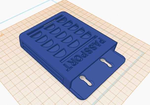 WD Passport mounting bracket