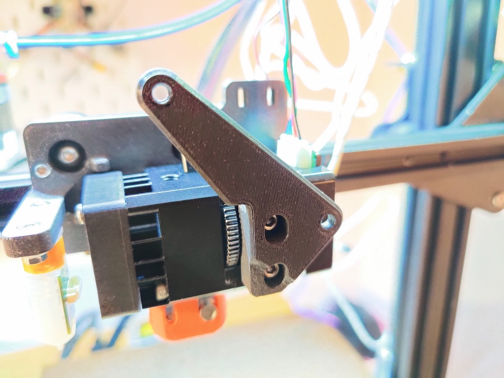 fixed  BIQU H2 extruder part cooling duct mount
