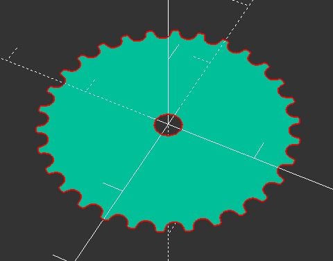 Parametric Pulley DXF