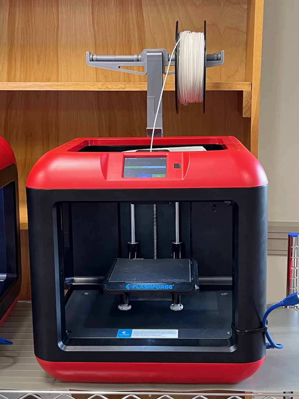 Rear Mount Dual Spool Holder for Flashforge Finder