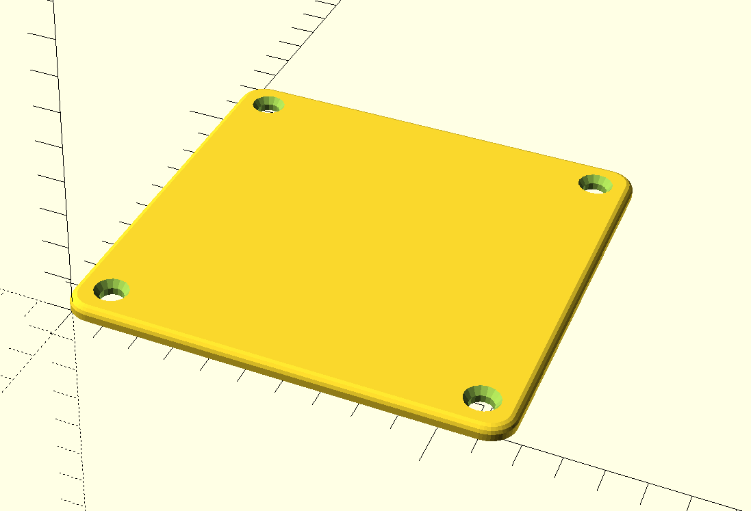 parametric rounded corner plate plus