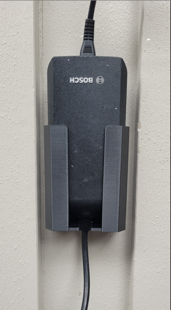 Bosch eBike charger wall mount