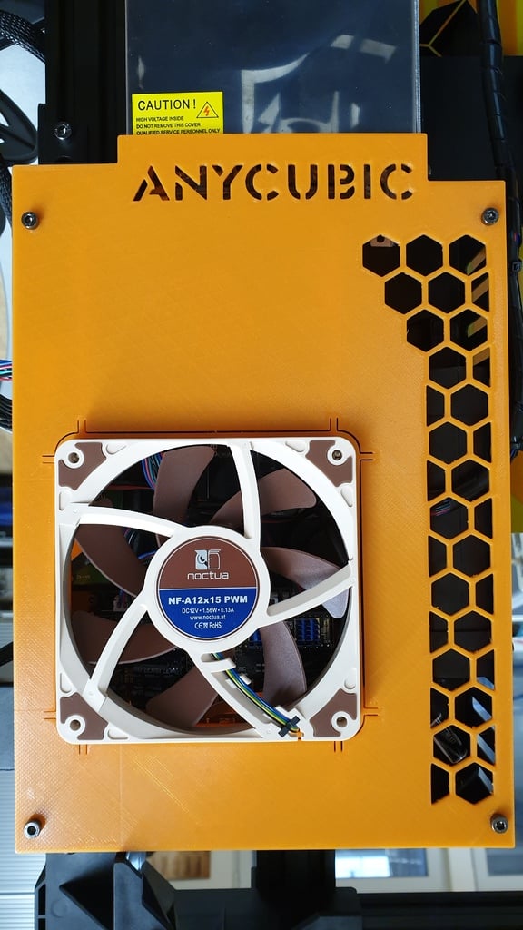 Anycubic Chiron Case Cover with Noctua NF-A12x15 Fan Mount