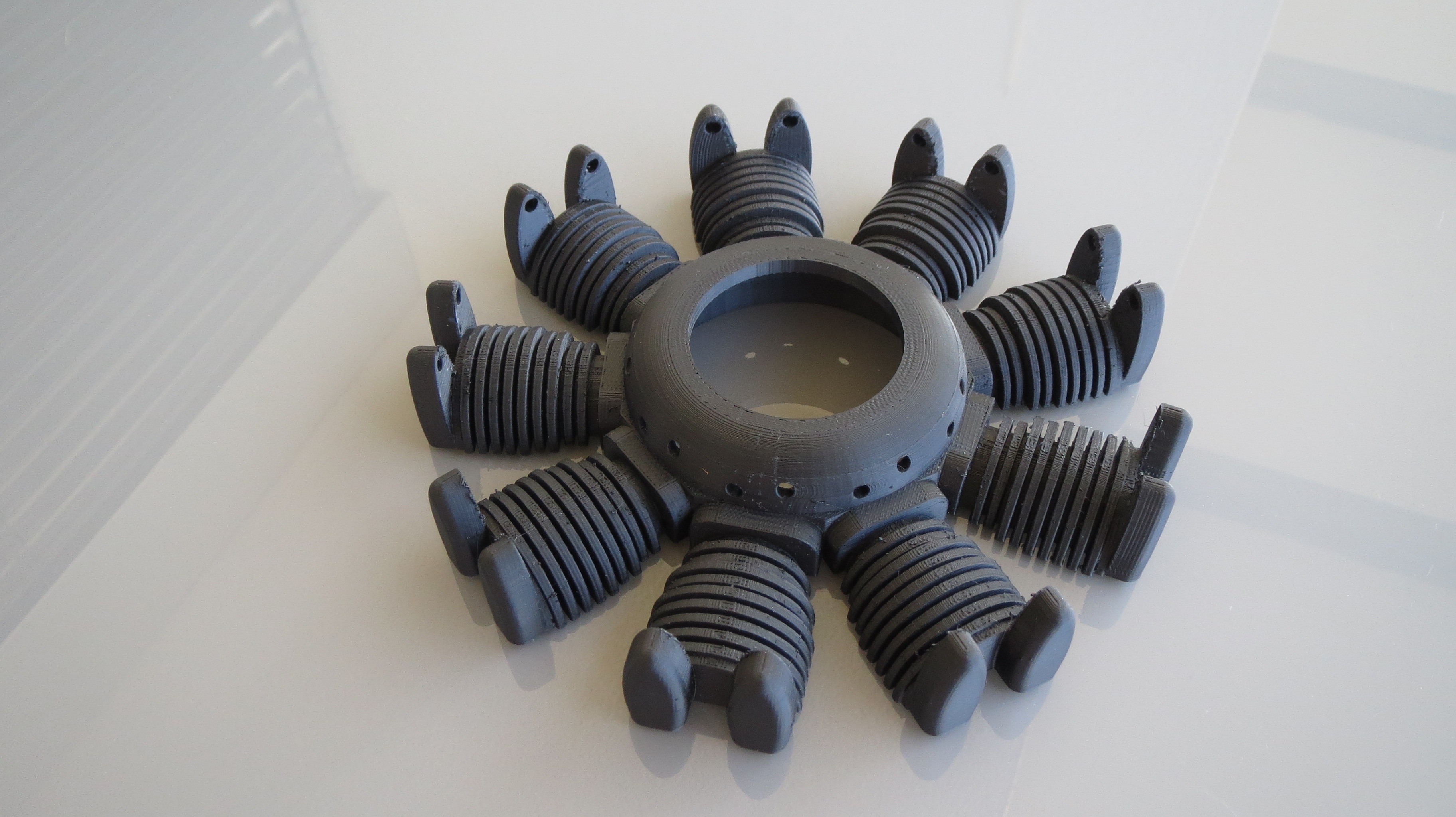 Model from a 9-cylinder 4-stroke engine