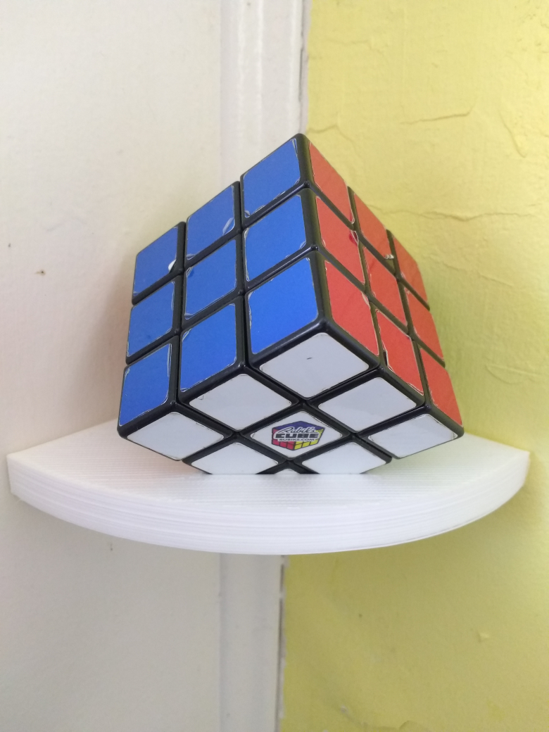 Parametric Rubik's Cube Stand/Corner Shelf