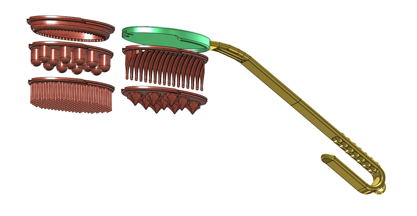 ( AIO ) BODY CARE LONG HANDLE BRUSH/COMB ETC..... SETS