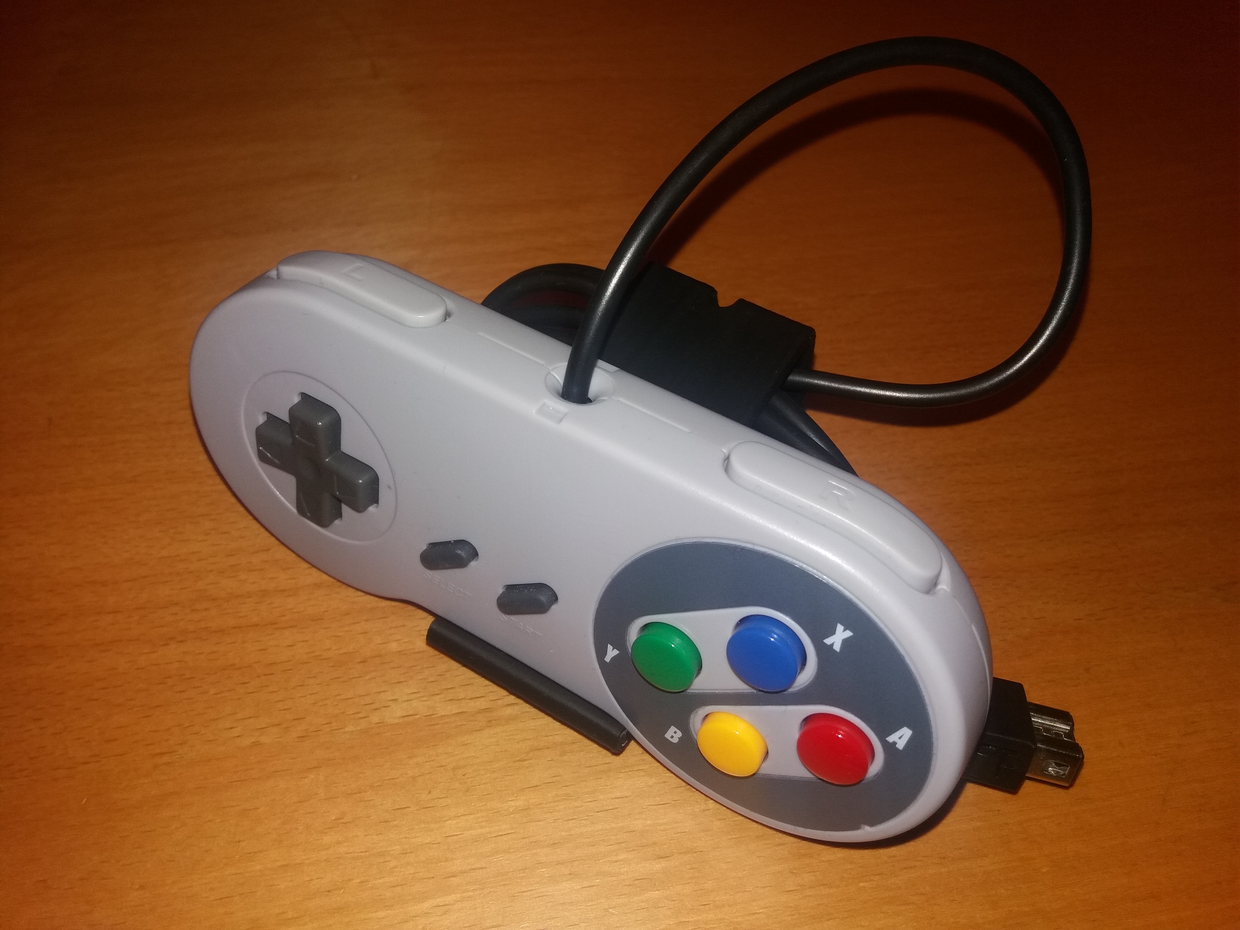 NES/SNES Controller stand with cable management