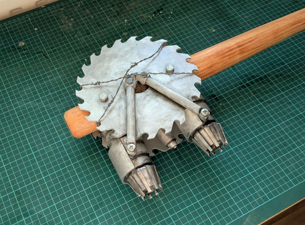 Bladed rocket bat from Fallout