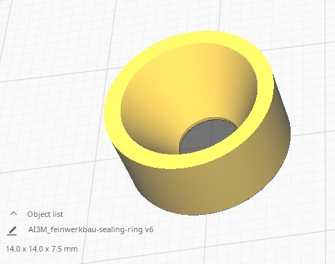 Feinwerkbau - sealing ring replacement