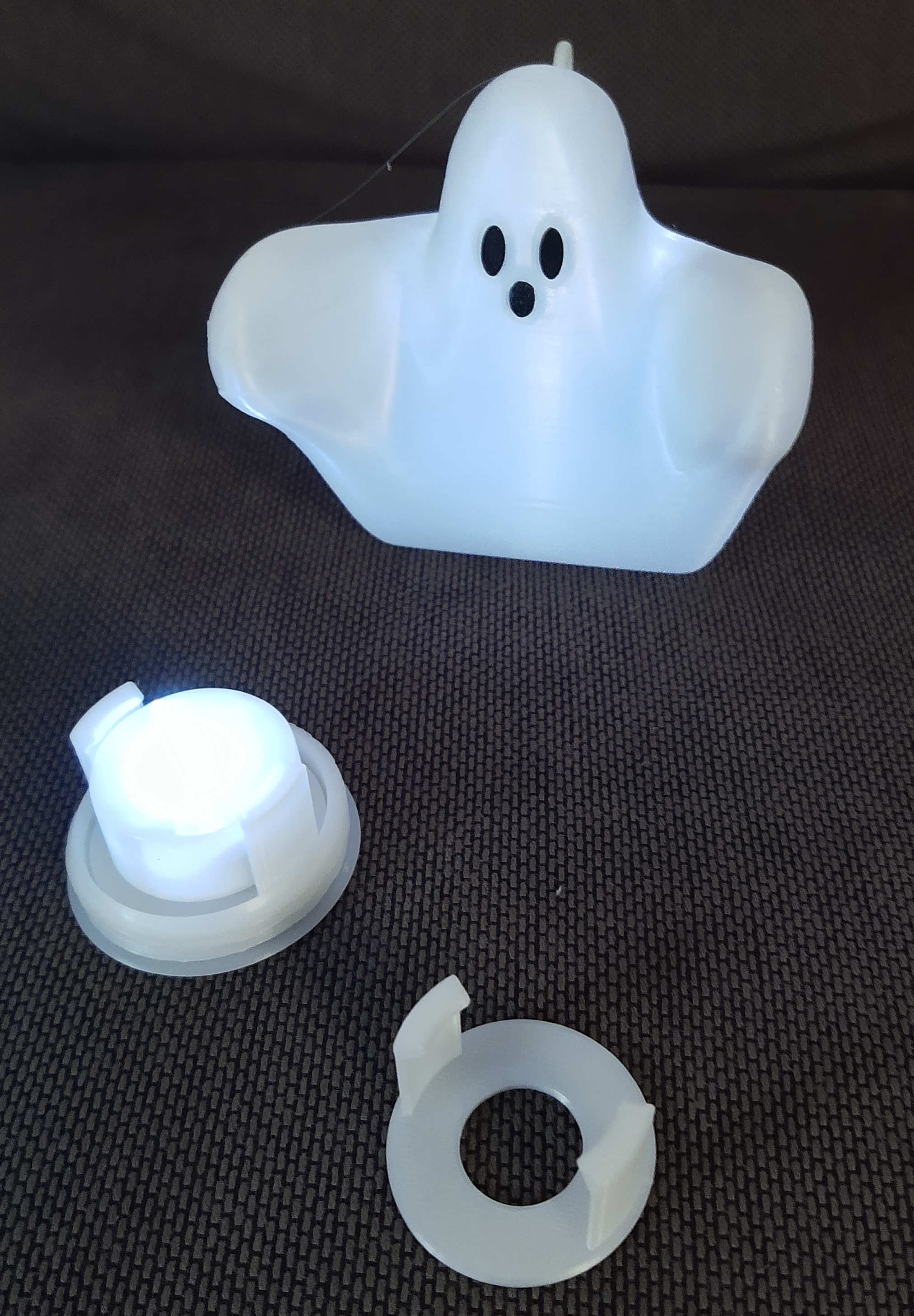 Candle holder for the "Ghost LED Tealight Lamp"