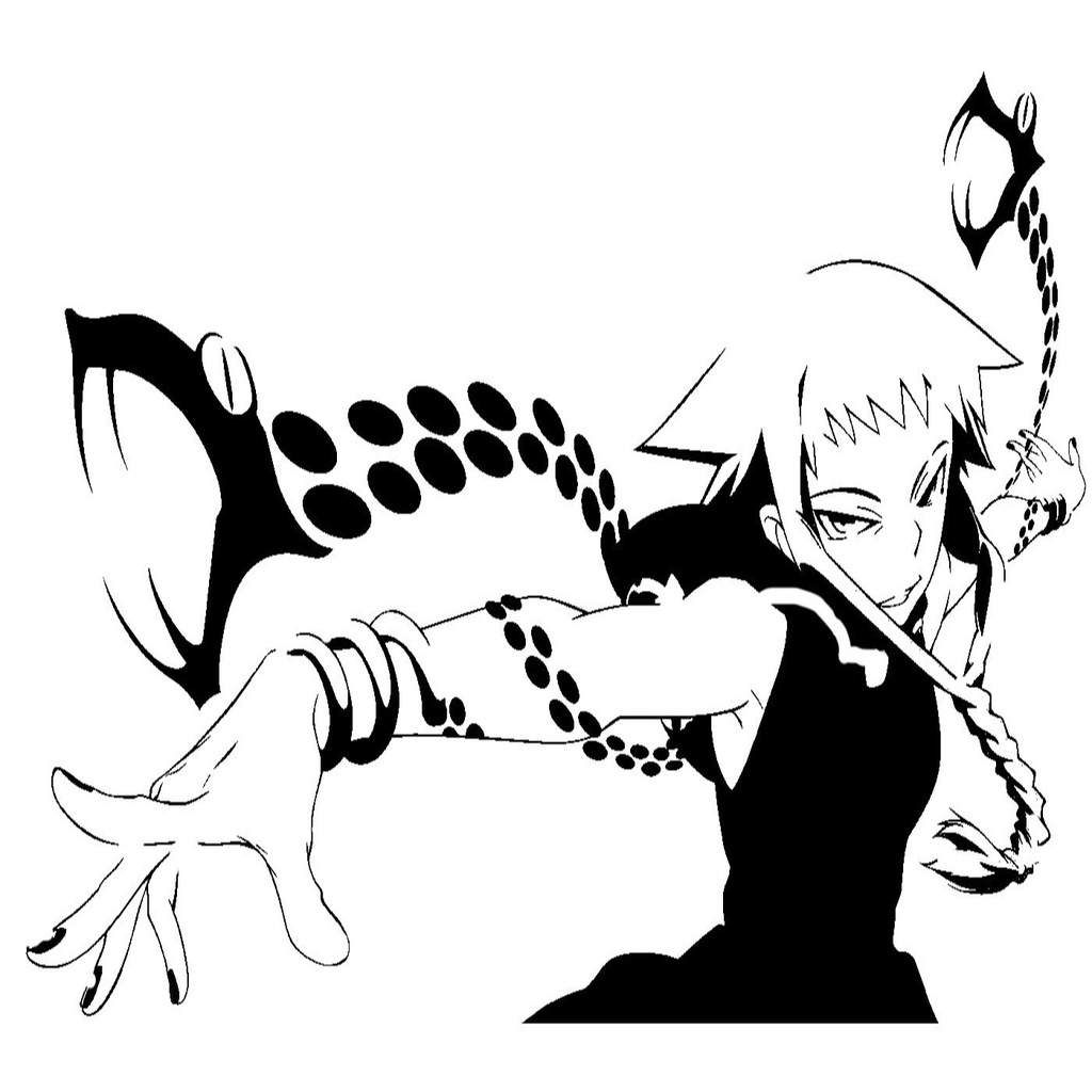 Medusa Gorgon stencil
