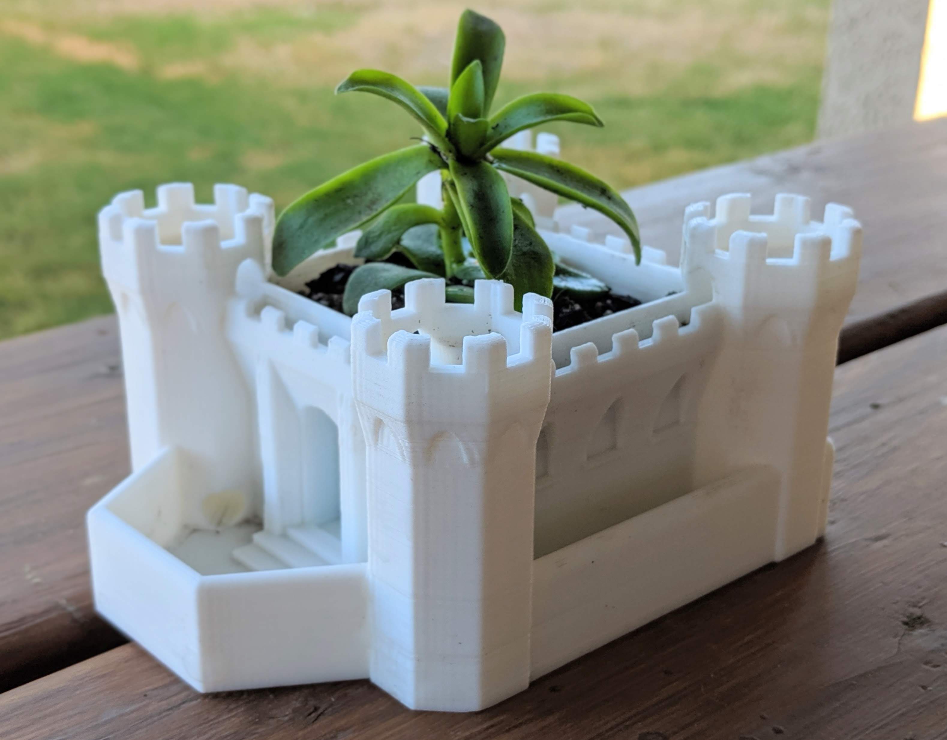 Castle Towers Planter
