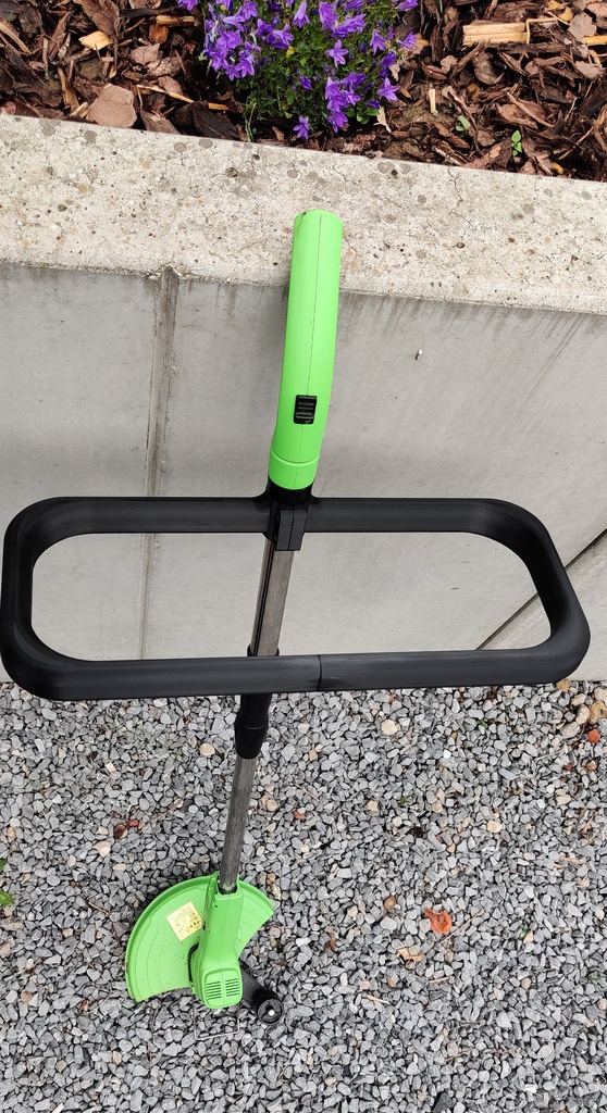 Handle for lawn edge trimmer