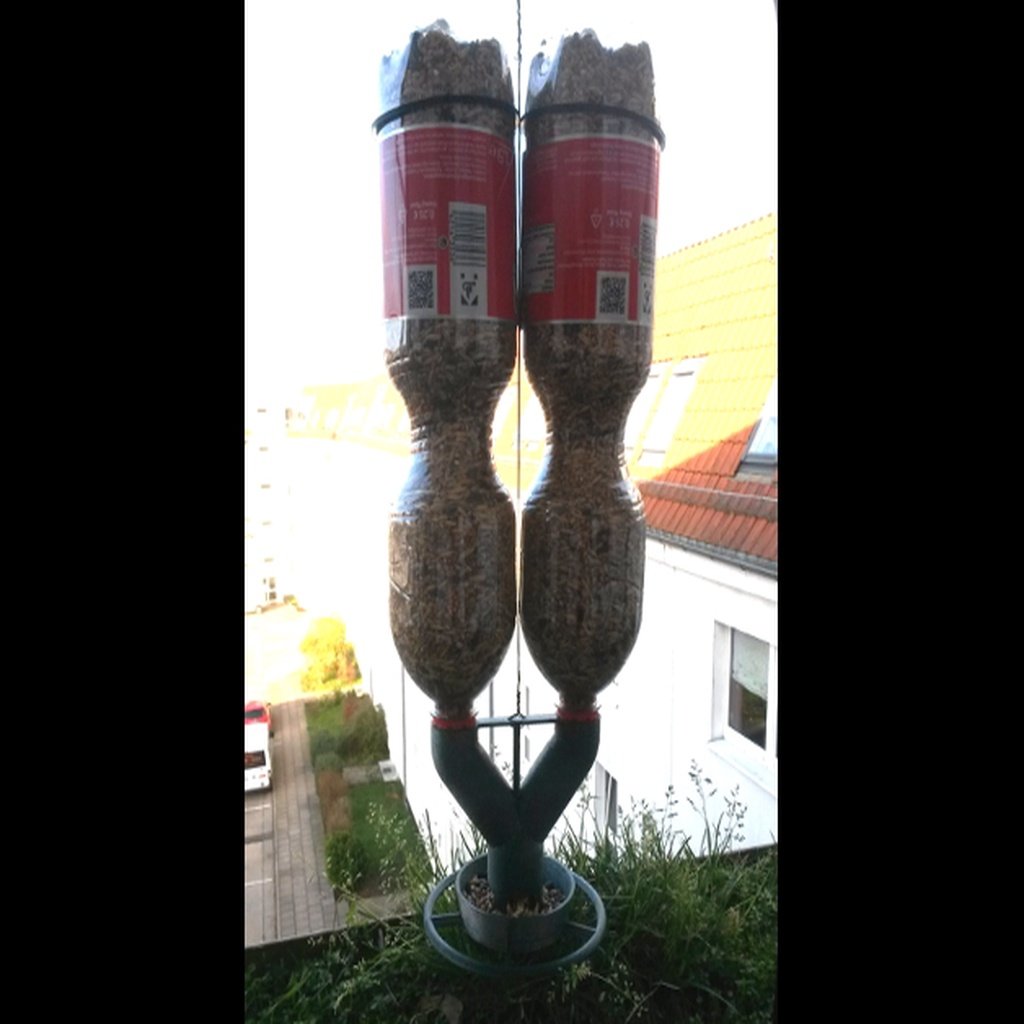 Multi bottle bird feeder parametric