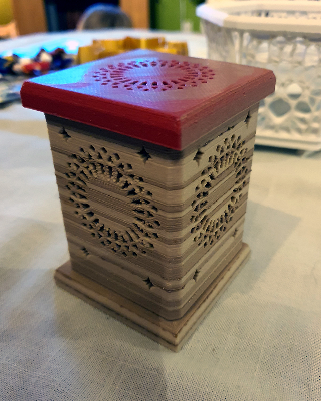 Small tower for incense candles