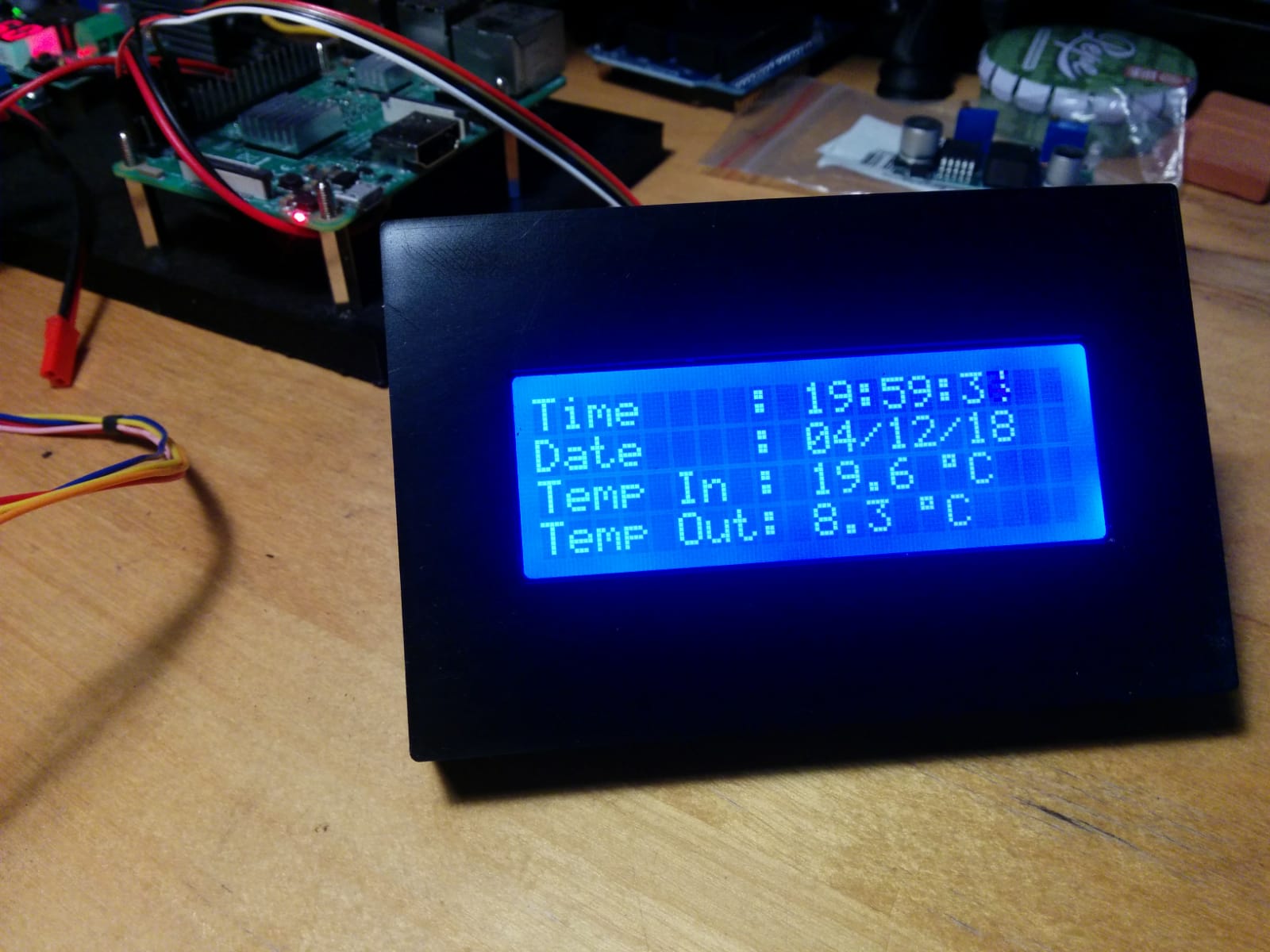 LCD 2004A Desk Box (98x60 PCB Size)