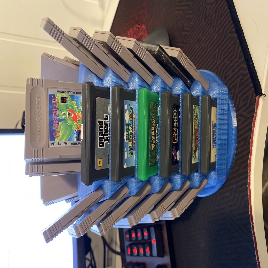 Game Boy Cart Storage Tower / Display Stand (Advance and DMG)