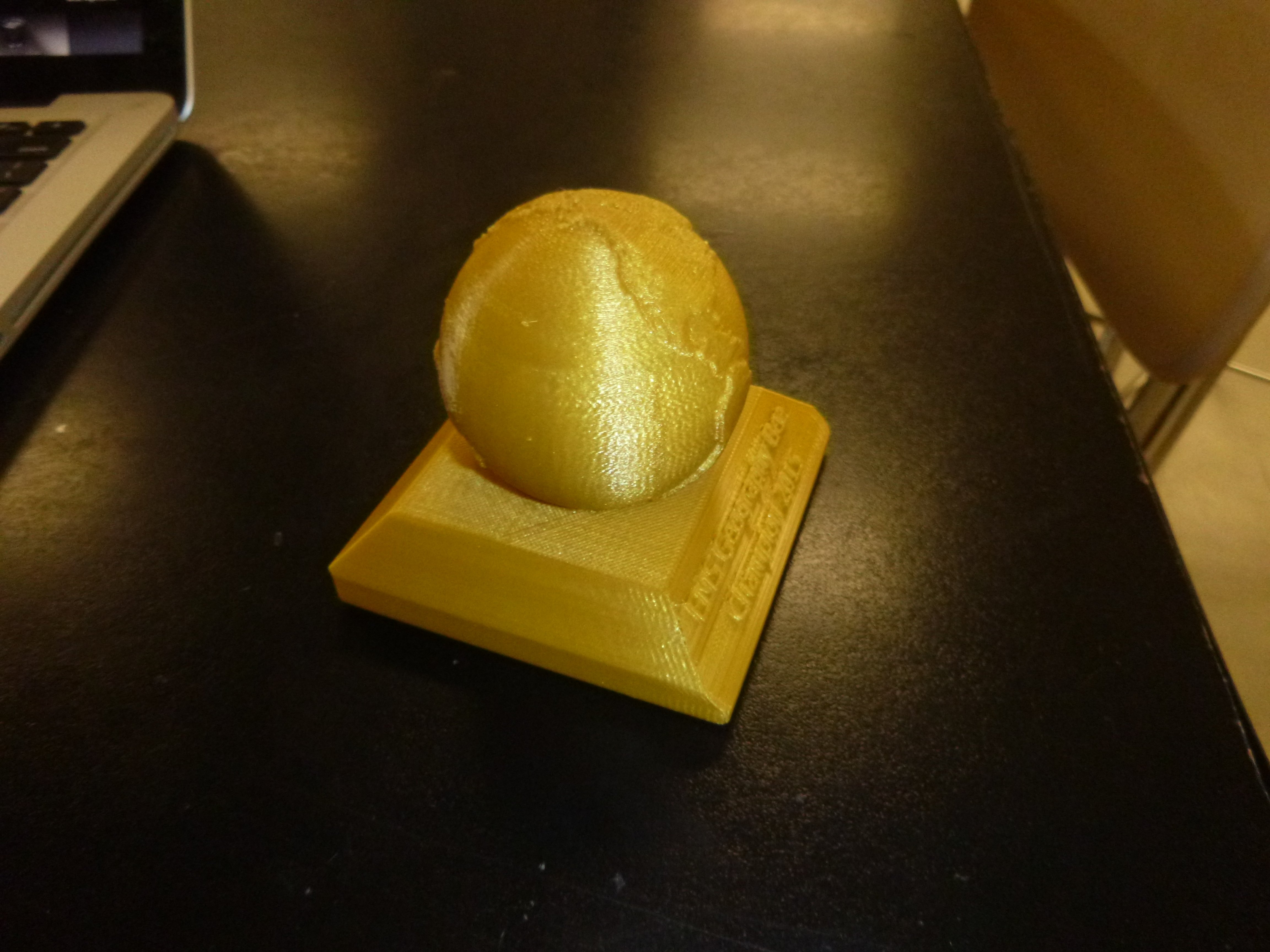 Geography Bee Champion Trophy