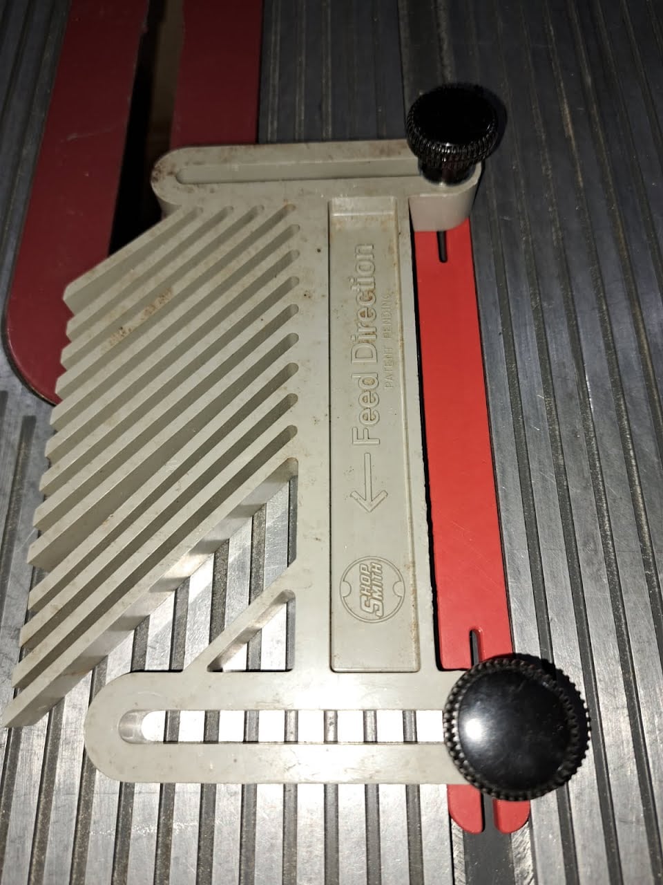 Feather Board Rail with Chamfers and Fillets