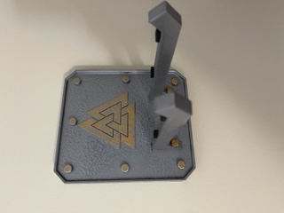Thors Hammer Wall Hanger Display