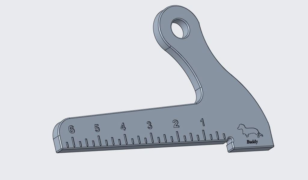 Table Saw Push Stick With Ruler