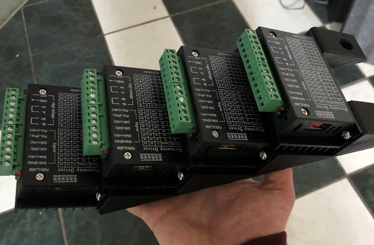 Stepper Driver Mount (Angled)